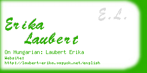 erika laubert business card